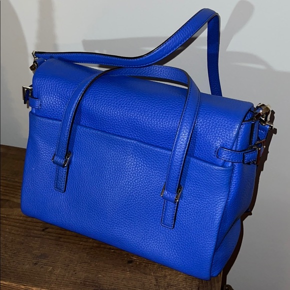 Kate Spade Blue Pebbled Cow Leather Handbag - Picture 4 of 11